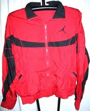Vintage Nike Air Jordan Jumpman Red  Black Tracksuit Jacket Sweatsuit
