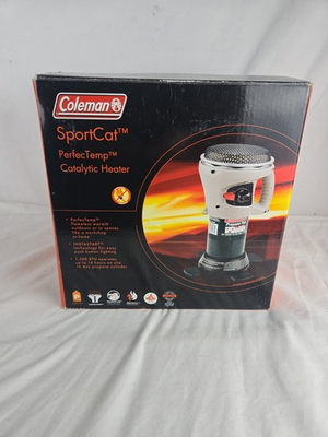 #ad NEW Coleman SportCat PerfecTemp Catalytic Propane Heater 1500 btu 5035 VTG 2004 $59.99