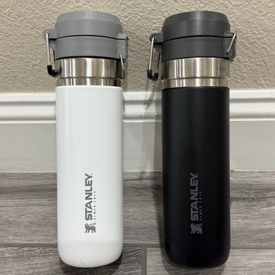 Stanley Quick Flip Go 24 Oz Lot Of 2 - Black And White