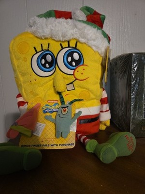 SpongeBob Christmas Plushy With Finger Puppets