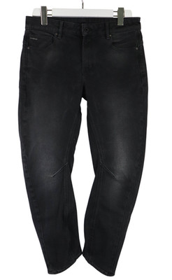 G-Star Arc 3D Boyfriend Herrenjeans W28 L25 Fade Effekt Stretch Zip Fly Schwarz