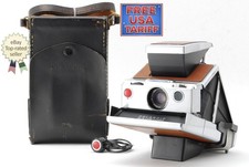  Top MINT /Tripod,Case Polaroid SX-70 Brown Instant Film Land Camera From JAPAN