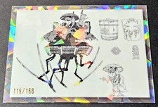 2023 Topps Chrome Star Wars Galaxy Atomic /150 Art The Duel Galactic Visions #GV