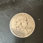 1952 Franklin Silver Half Dollar 50C Circulated Business Strike Coin