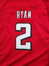 Nike On Field Atlanta Falcons Matt Ryan Jersey Football Boys Large Red NFL