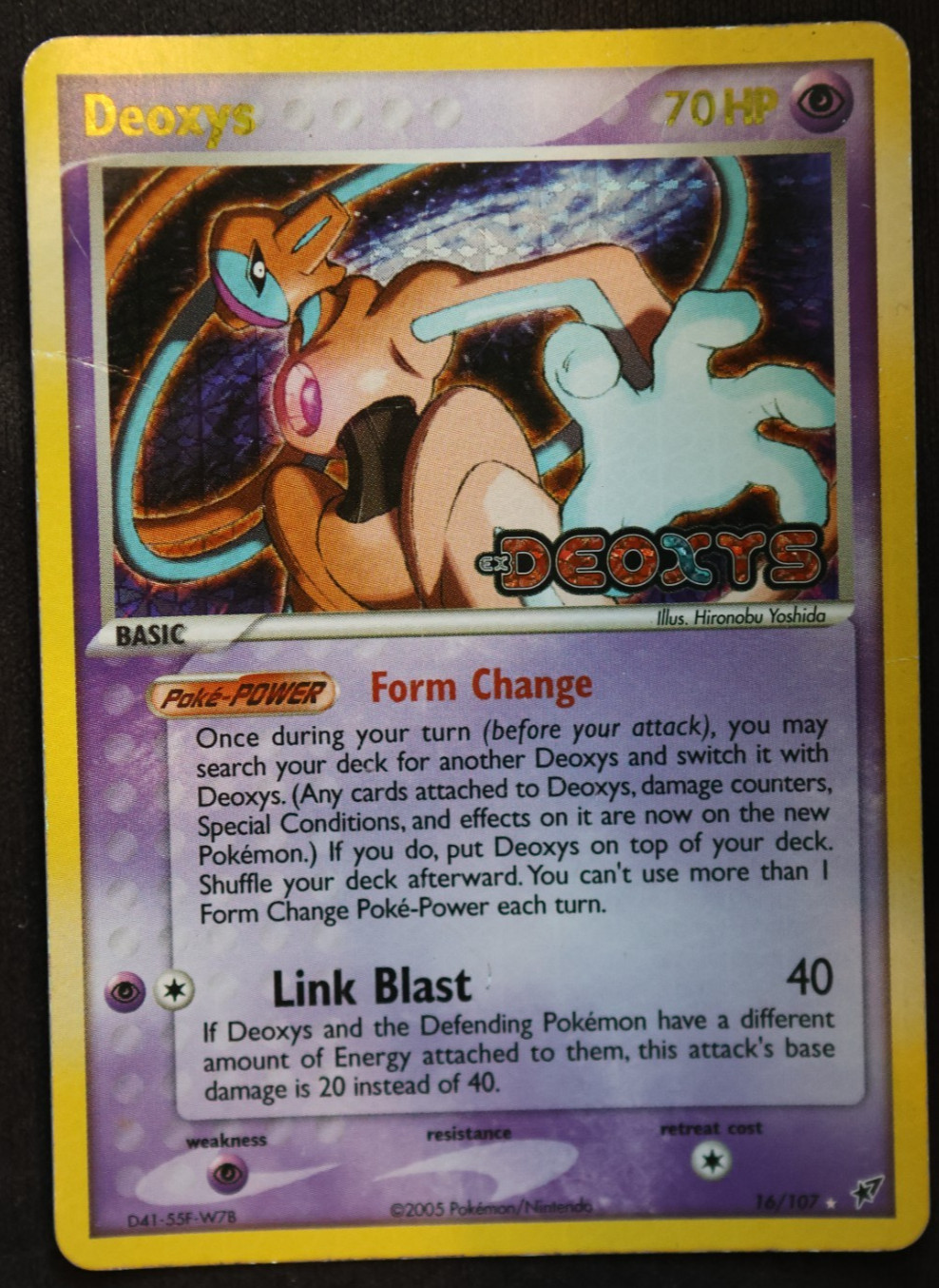 Deoxys (Normal Forme) 16/107 Deoxys Regular STAMPED