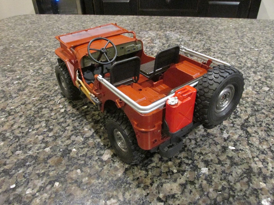 JJRC C8815 1/10 Willys MB Ford GPW War Surplus Full Upgrade Winch Bearings RTR - Image 4 of 4