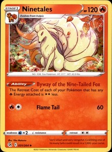 ninetales pokemon card ebay Ninetales Pokemon Card