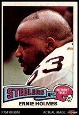 1975 Topps #328 Ernie Holmes Steelers RC Texas Southern 4 - VG/EX