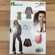 New Look Sewing Pattern Ladies Tops And Dress Size 10-22