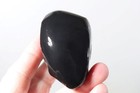 Obsidian Lapidary Cabbing 6 oz windowed rough Lot Aj1 — photo 1