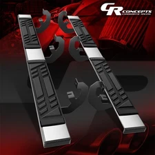 6.5'' Side Flat Running Boards Step Bar For 2019-2025 Sierra Silverado Crew Cab