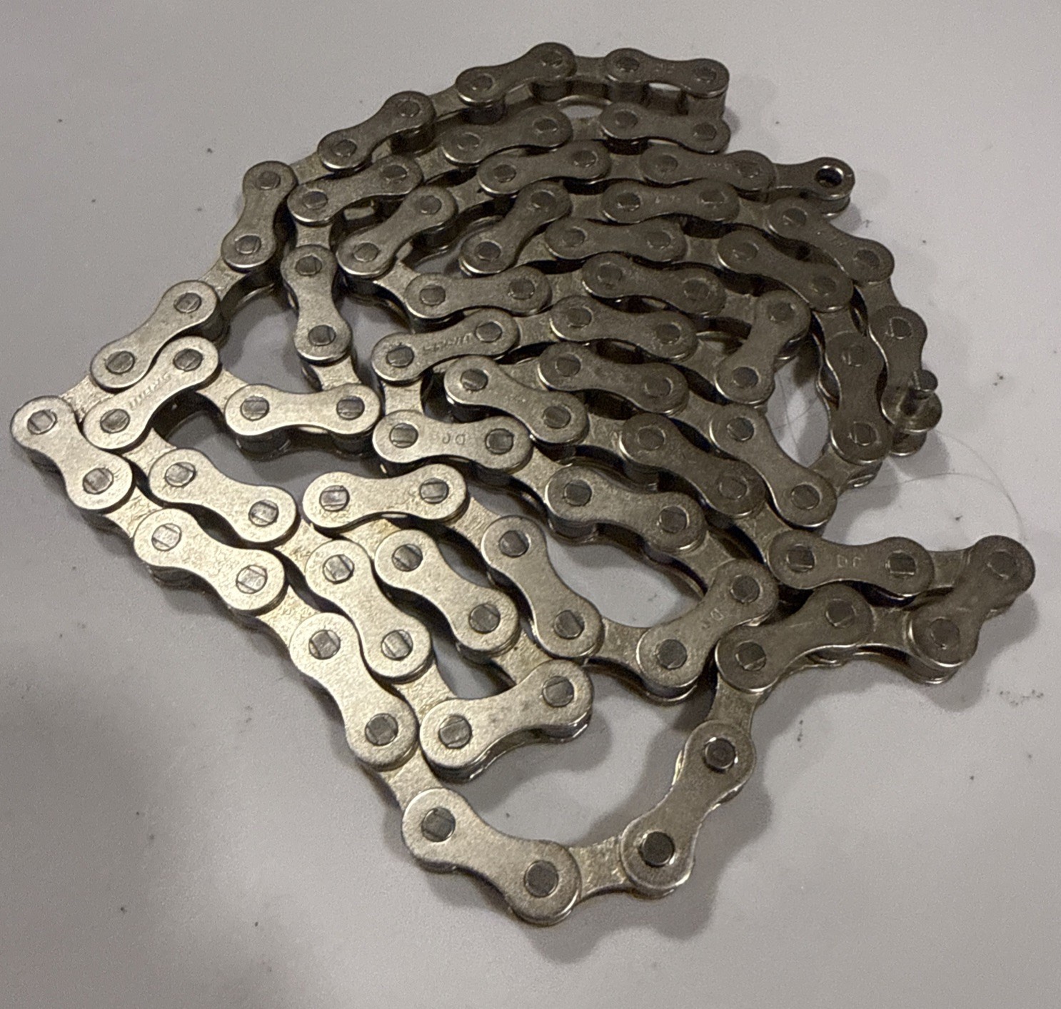 Sram PC-1 Single speed Chain OEM Used Silver Bike Bicycle 1 95 Links Cut Install