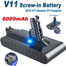 For Dyson V11 Screw-in Battery SV14 Absolute Fluffy 8000mAh Battery Lithium Ion
