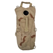 Used Serviceable 3 Liter 3-Color Desert CamelBak Hydration Carrier *mocinc.1982*
