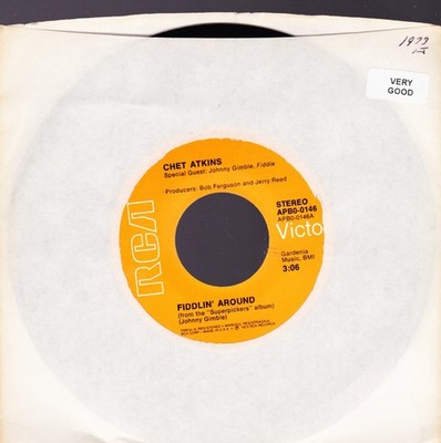 CHET ATKINS 45s  FIDDLIN AROUND-4 (BOX-4)