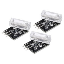 3 Pcs KY-031 Knock Sensor Module, 5V 3 Pin, Black