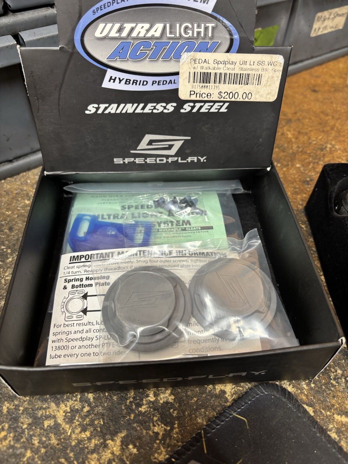 NOS Speedplay Sohlenschutz-Kit #13290 – Carbon-Schutz Für Rennrad & Triathlon