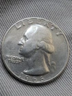 1966 Liberty Quarter Dollar US Coin No Mint Mark Rare Good Condition
