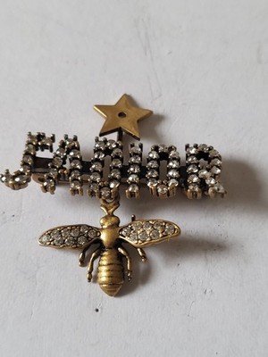 Christian Dior  Damen Anstecknadel Biene Stern Strass JADIOR Bienen Design