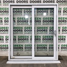 UPVC WHITE SLIDING DOORS PATIO SLIDERS EXTERNAL DOUBLE GLAZED USED EXTENSION