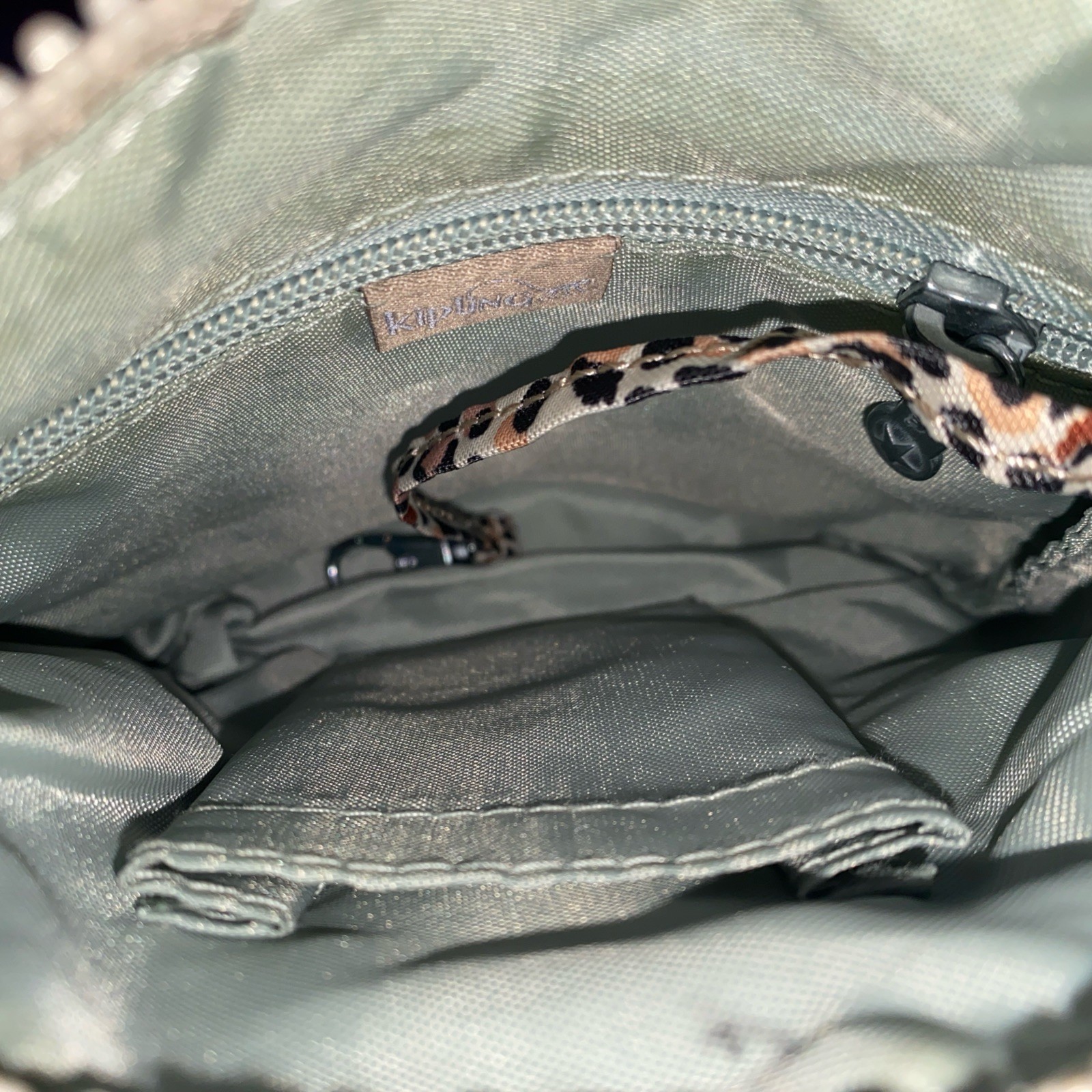 Kipling Multicolored Cheetah Print Crossbody Purs… - image 6