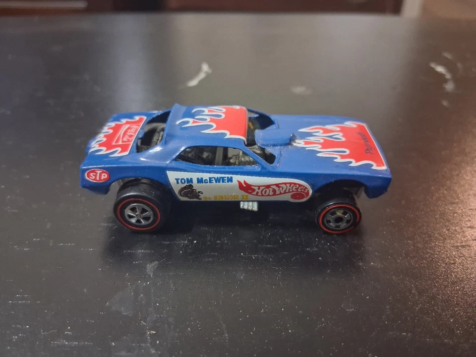 Hot Wheels Redline Mongoose Blue 1973 vintage restaurado Foto 4 de 4
