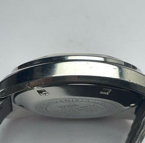 Citizen Seven Star V2 Vintage Jour Date Marron 26jewels Automatique Homme Montre - Photo 8 sur 9