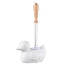 Modern Toilet Brush Set and Holder - Toilet Bowl Brush Ceramic Bathroom Acces...