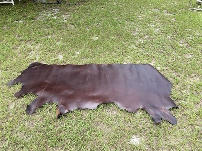 Saddleback Leather Cowhide Full Grain Leather Dark Coffee Brown 86''x45.5''