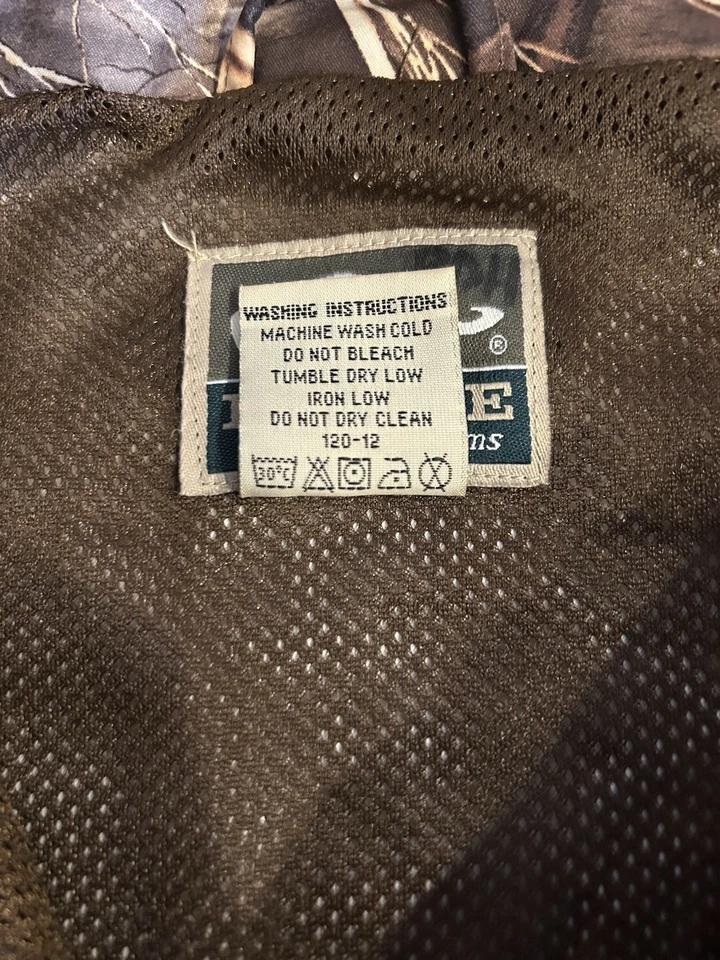 Drake Waterfowl Camouflage Jacket with Hood Size Large Full Zip Hunting - Image 3 of 4