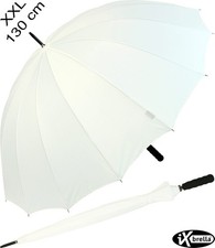Regenschirm XXL Hochzeitsschirm Wedding BrautSchirm Hochzeit groß 16-teilig weiß