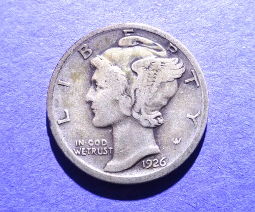 1926-S Mercury Dime  Fine  PRICE DROP