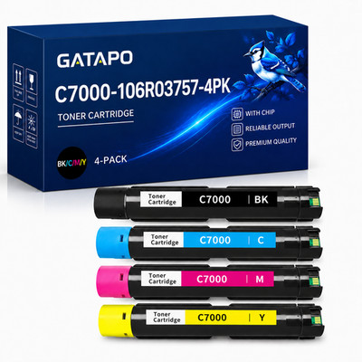 C7000 106R03757 4PK Replacement for Xerox C7000 C7000DN C7000N