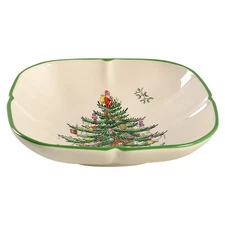Spode Christmas Tree 5" Square Sculpted Dish 10999326