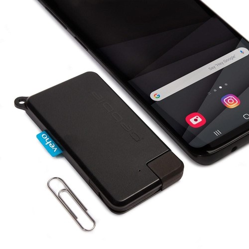 Veho Pebble Pokket 1000mAh micro size keyring Power Bank - Black - Picture 8 of 10