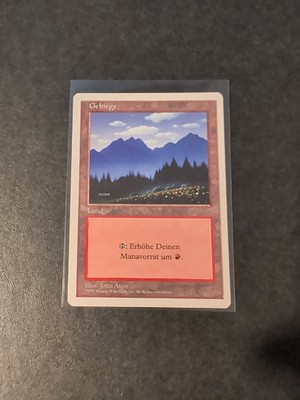 Gebirge (M.4) 5. Edition (5ED) Magic Karte Deutsch (Mountain (M.4)