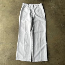 VINTAGE 70S NAVY SAILOR FLARED PANTS MILITARY BOOTCUT CALIFORNIA FITS 30X30