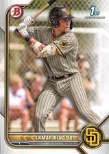 2022 Bowman Draft Paper Prospects #BD-143 Lamar King Jr. 1st San Diego Padres