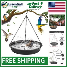Multi-Use Hanging Bird Bath  Feeder  Durable, Rust-Resistant Outdoor Design