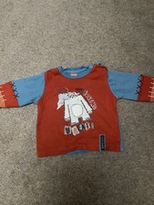Mini Mode Boys Long Sleeve Top.Age 6-9 Months.