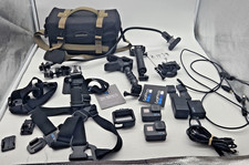 GoPro HERO6 BLK Camera Touch Screen 4K HD LOT Of 2 OEM Accessories 4 Batteries