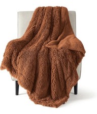Bedsure GentleSoft Sherpa Fleece Blanket Thick and Warm, 50x60