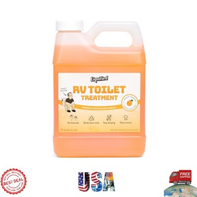 Biodegradable Orange Odor Eliminator for RV Toilets - 32oz Easy Pour Bottle