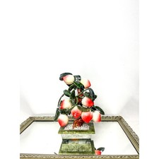 Vintage Peach Tree Bonsai Table Decor/ Abundance Jade Tree.