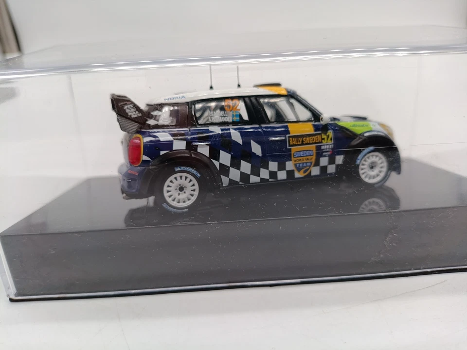 Mini John Cooper Works Wrc Rally Sweden 2012 #52 Sandell 1/43 Ixo Models Ram493 - Immagine 4 di 4
