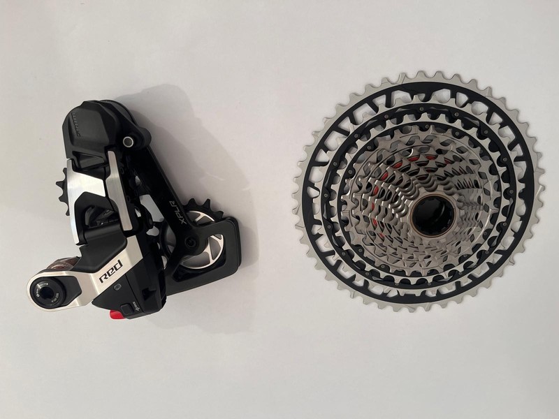 Brand New SRAM RED XPLR AXS 13-Speed Rear Derailleur & XG-1391 10-46T Cassette