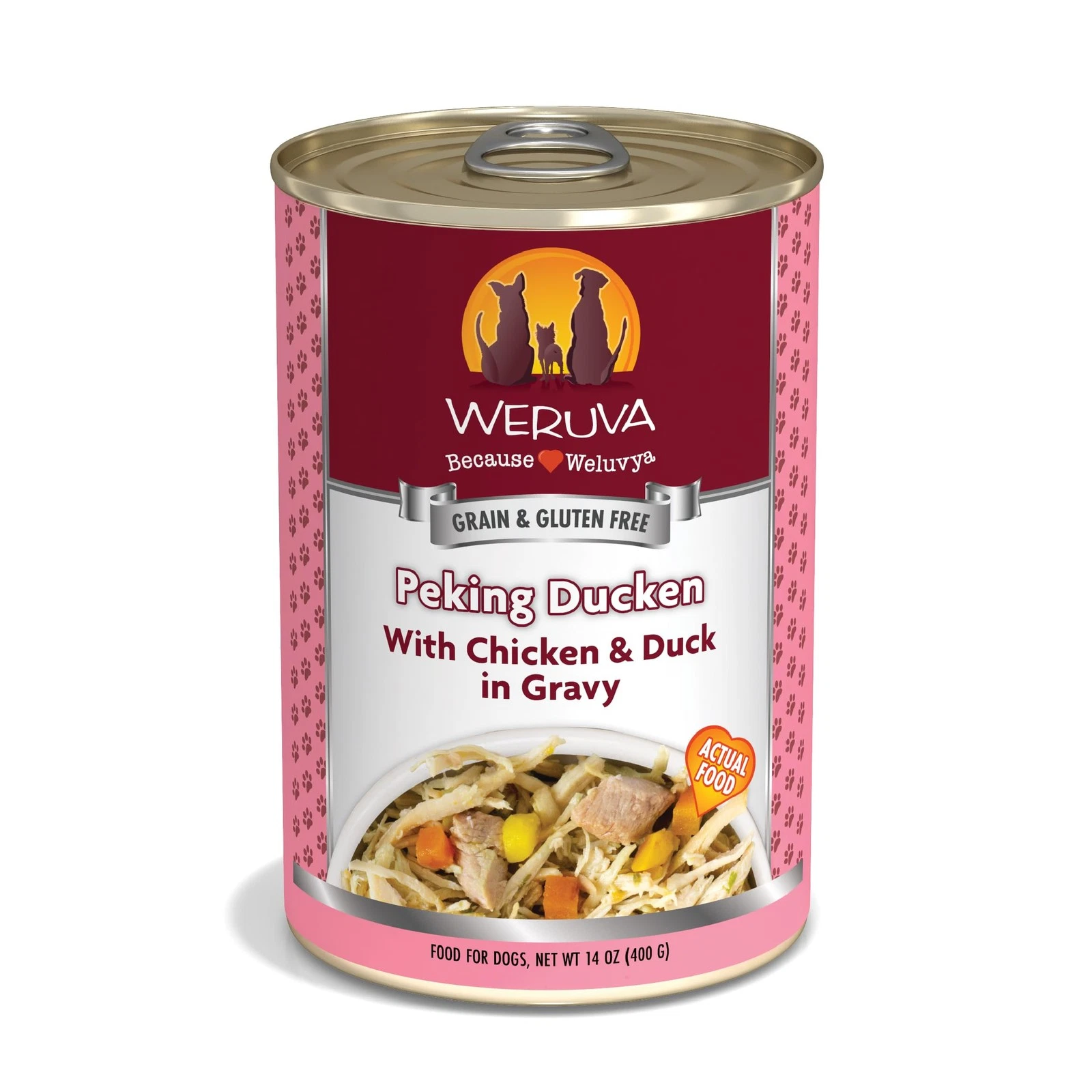 Weruva Classic Dog Food Peking Ducken Grain Free Protein Wet Food Pack of 24