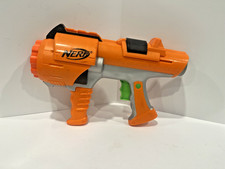 NERF Dart Tag Hyperfire Orange Barrel Gun Blaster Rotating Shot 2005 10 Darts