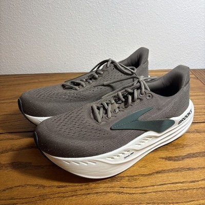 Brooks Ghost 15 Men's Running Shoes Taupe Green Sz 12 Medium D 1104471D284